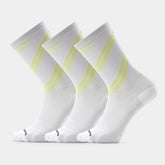 Run Pattern Crew Socks 3-Pack