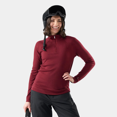 Women's Classic Thermal Merino Base Layer 1/4 Zip