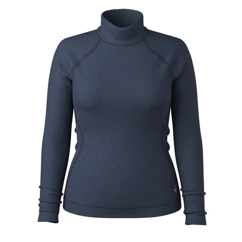 Women's Thermal Merino Rib Turtleneck
