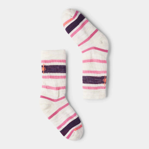 Kids' Hike Striped Crew Socks
