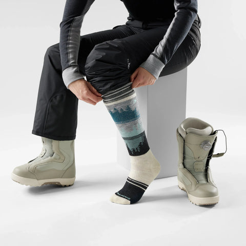 Women's Snowboard Twilight Vista Over The Calf Socks