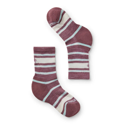 Kids' Hike Striped Crew Socks
