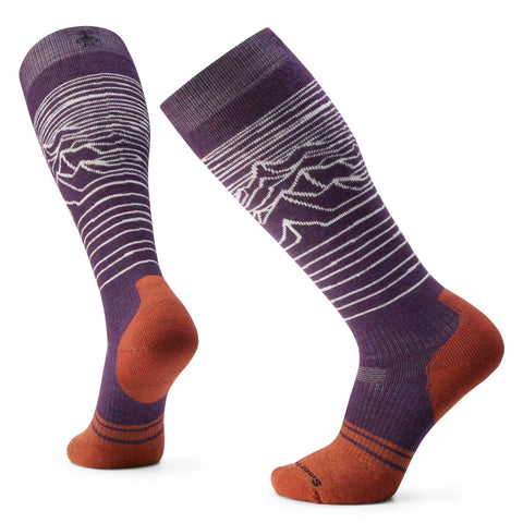Snowboard Iguchi Pattern Over The Calf Socks