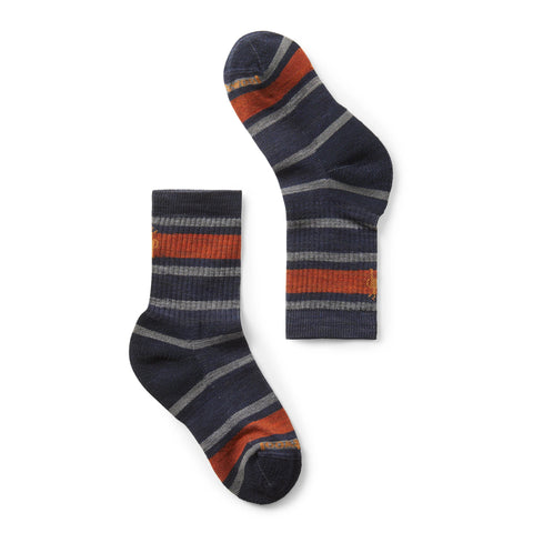 Kids' Hike Striped Crew Socks
