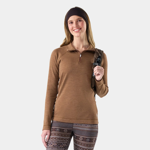 Women's Classic Thermal Merino Base Layer 1/4 Zip