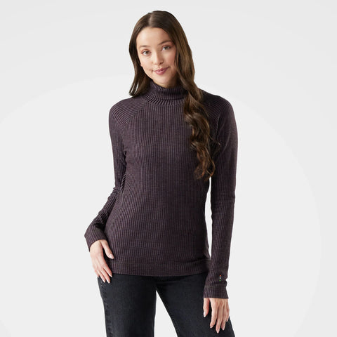 Women's Thermal Merino Rib Turtleneck